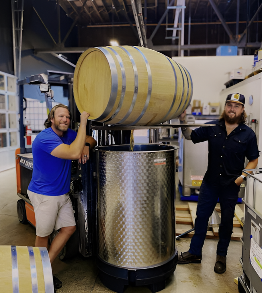 Visitors at the Dread River distillery in Alabama.