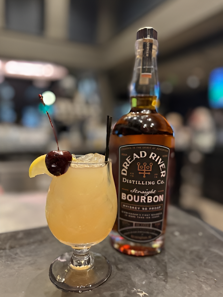 A special cocktail created by Dread River using Dread River Straight Bourbon.